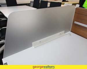 Partitions 1: AH002b - Perspex Desk Mounted Partition