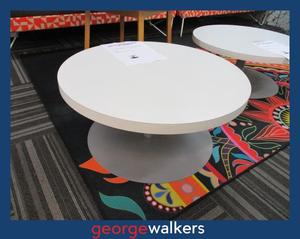 PR6220  White  Round Coffee Table