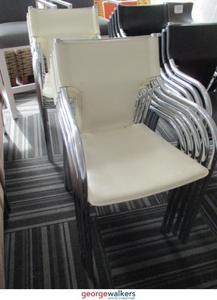 Lunchroom: PR5408 - White Bolton Stackable Chair