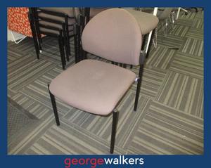Reception: PR6256  Brown Corporate Express Reception Chair