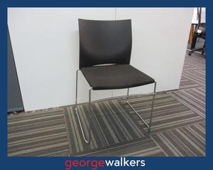 PR5952  Black EOS Reception Chair