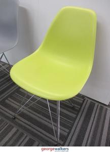 Herman Miller: PR5675 - Genuine Green Herman Miller Eames Side Chair