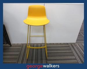 PR6280  Mustard UFL Barstool - Award Winning Enea Lotus Design - Original RRP $700