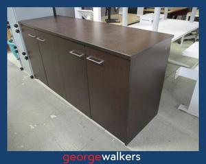 Boardroom: PR6331  Chocolate Woodgrain  Melteca Boardroom Credenza