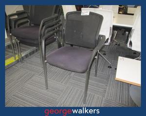 Reception: PR6409  Black Buro Reception Chair