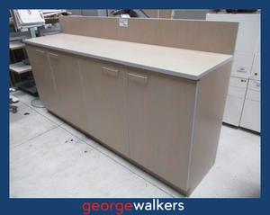 PR6492  Whitewashed Beech Melteca  4 Door Storage Cupboard