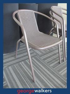Lunchroom: PR6513  Brown  Set of 11 Outdoor Cafe Chairs