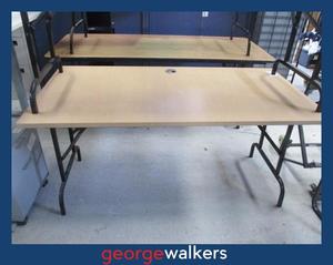 PR6466  Tawa Melteca  Trestle Table