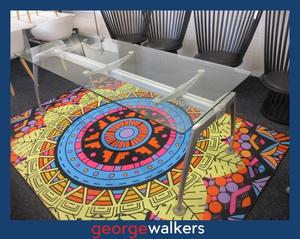 PR6461  Glass  Top Table