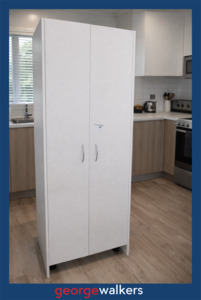 PR6586  White  2 Door Cupboard
