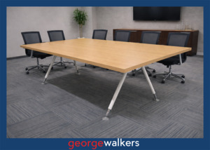 PR6592  Maple Woodgrain  Boardroom Table