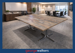 Boardroom: PR6570  Rustic Melteca  Executive Boardroom Table