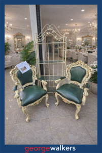 PR6560  Cream Metal  French Style Commercial Display Shelf