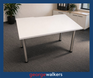 PR6639  Beige Melteca Commercial Desk1200mm