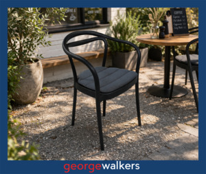 PR6610  Black Vienna Stackable Chair