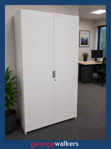 Cupboards 1: VL120  White Melteca  Cupboard