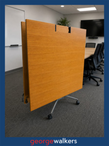 Boardroom: VL95  Wood  Large Folding Boardroom Table