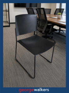 Lunchroom: VL65  Black  Stackable Chair