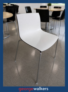 Meeting Room: Meeting Chair - Arper - Professional Seating - Black - VL77