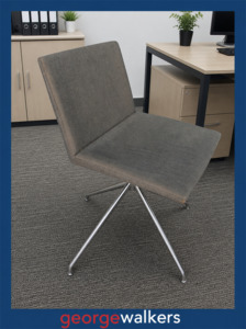 Meeting Room: Meeting Chair - UFL - Commercial Grade - Brown - VL51