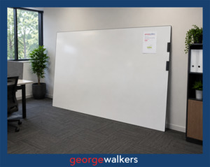 WHITEBOARD 2400 x 1200MM COMMERCIAL MAGNETIC