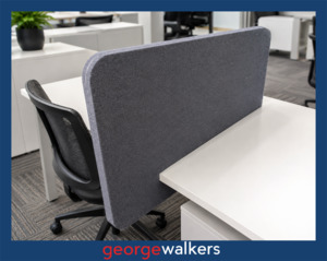 PARTITION – DESK PARTITION – SLIDE-ON – FABRIC – PR6851