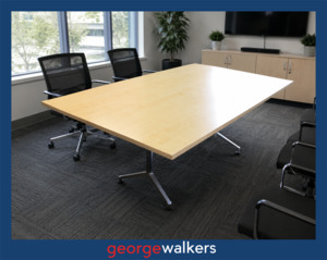 Meeting Room: MEETING TABLE – COMMERCIAL – 1800 x 1100MM – MAPLE – PR6808