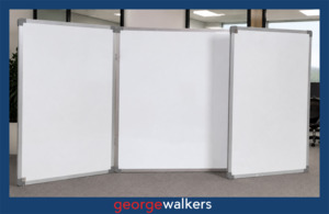 Visual Displays: Whiteboard - Foldable - 1200 x 1200mm - N80433