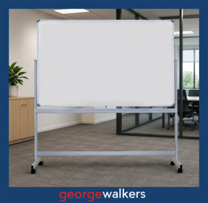 Whiteboard on Stand - Double Sided - 1200 x 900mm - N80431