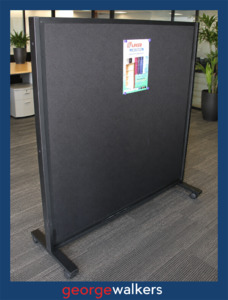 Partition  - Display board -  1200 x 1200mm - Black - N80565