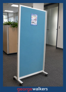 Partitions - Mobile Display - 1800 x 900mm - Green - N80291