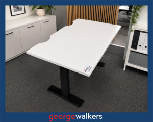 Desks: DESK – COMMERCIAL – WHITE – 1200MM – PR6867