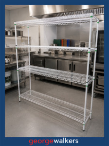 SHELVING – WIRE RACKING – COMMERCIAL – 1800MM – PR6931