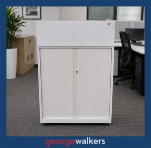 All: TAMBOUR CUPBOARD – WHITE – WITH PLANTER – RRP $1,400+ – PR6918