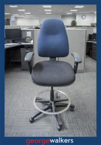 Office Chair - Spectrum 2 - Ergonomic - Black/Blue - PR6496