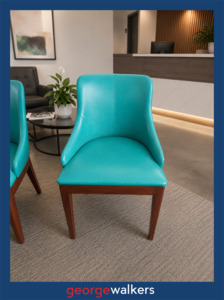 Chairs: CHAIR – ACCENT – TURQUOISE – MODERN MID CENTURY – PR6824