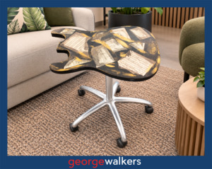 Coffee Tables: Side table – Guitar shaped – Musical theme – Unique – PR7030