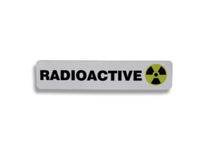 Products: RADIOACTIVE sticker for NDM