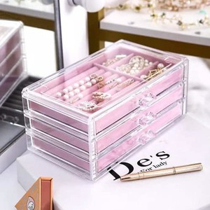 Acrylic Jewellery Organiser Storage Box Jewelry Organizer