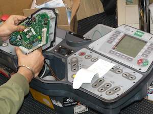 Industrial Equipment Repairs: Vogele Control pannel