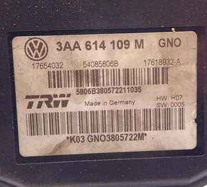 Wheel Speed Sensor ABS module 3AA 614 109M Repair VW Passat