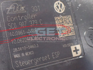 Repair Abs Modules Yaw Sensors: ATE ABS control module  5C0 907 379 C Internal Error