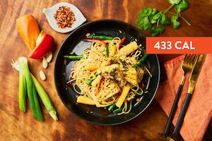 Single Meal: Miso tofu with stir fry noodles