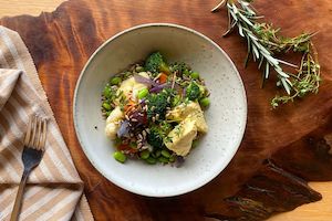 Sides: Vege medley with garlic thyme butter