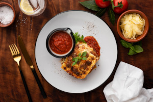 New Items: Triple cheese beef lasagne