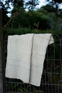 Kits: LisaFDesign - Stitch Sampler Blanket Kit - Burnt Hill Vespers Yarn