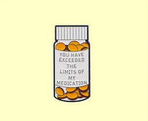All: Enamel Pin - Exceeded the Limits