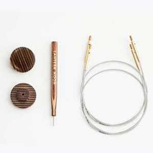 Lantern Moon Needles: Swivel Cables - 50 cm - Lantern Moon - 2 pack