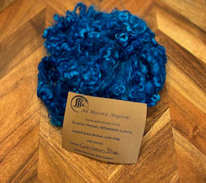 Spinning Accessories: Ad Maiora - Mohair Locks 50gm - Caribbean Blue