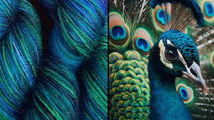 Ad Maiora - Mohair Yarn - Peacock